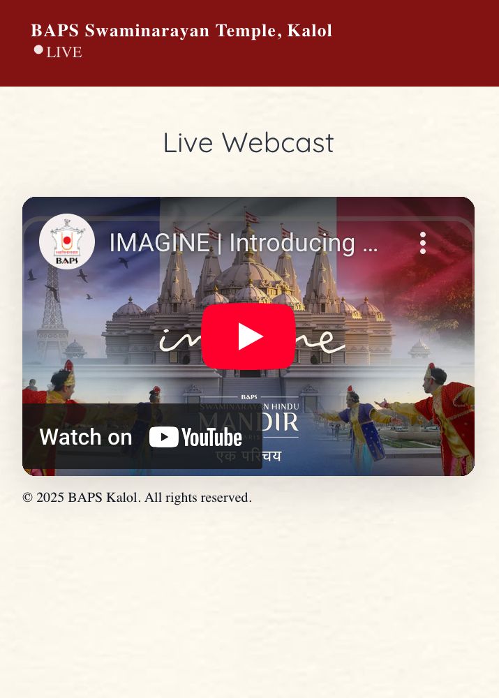 BAPS Live